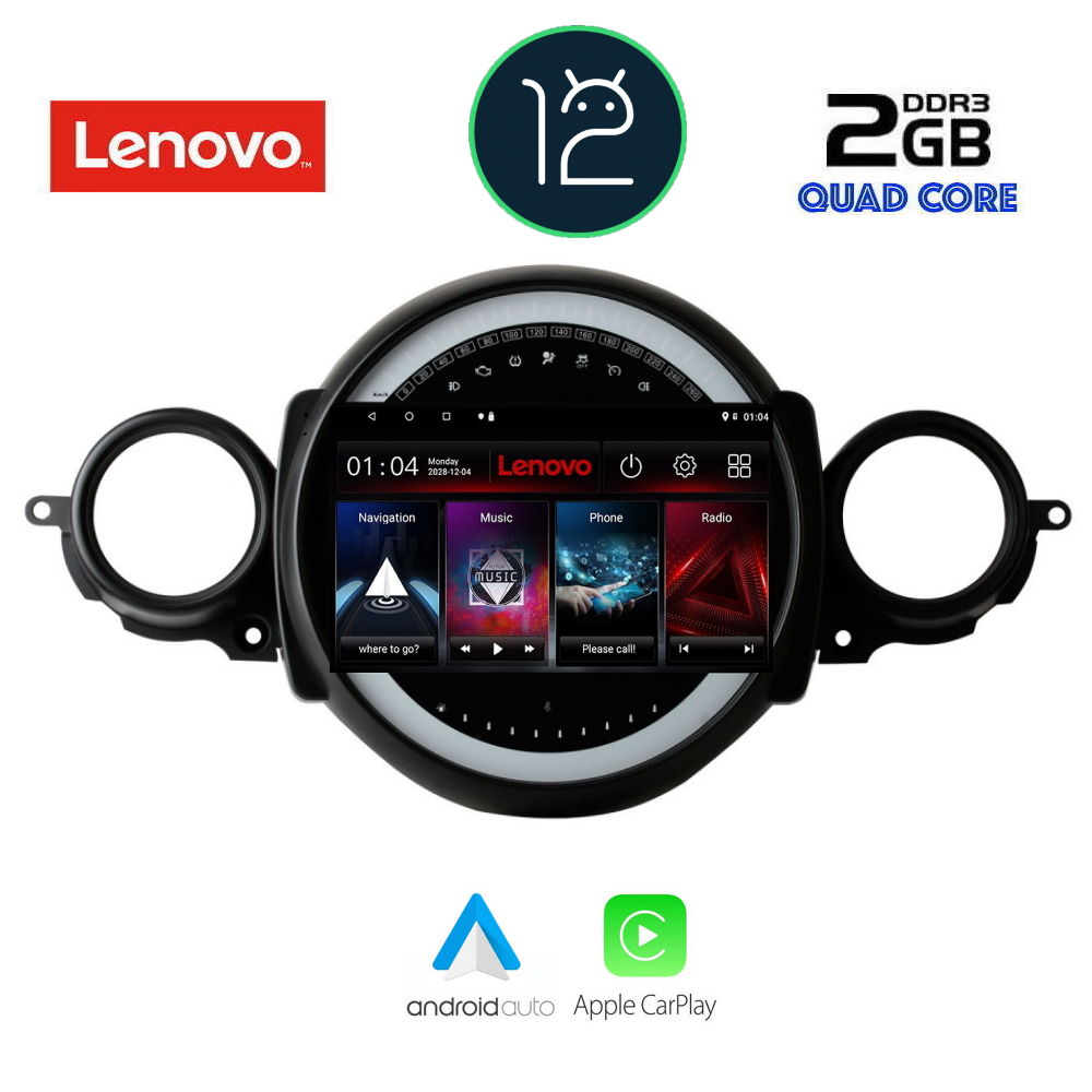 LENOVO LVB 4064_CPA (9inc) MULTIMEDIA TABLET OEM MINI COOPER (R56-R57) mod. 2006-2014 - CLUBMAN (R55) mod. 2007-2014