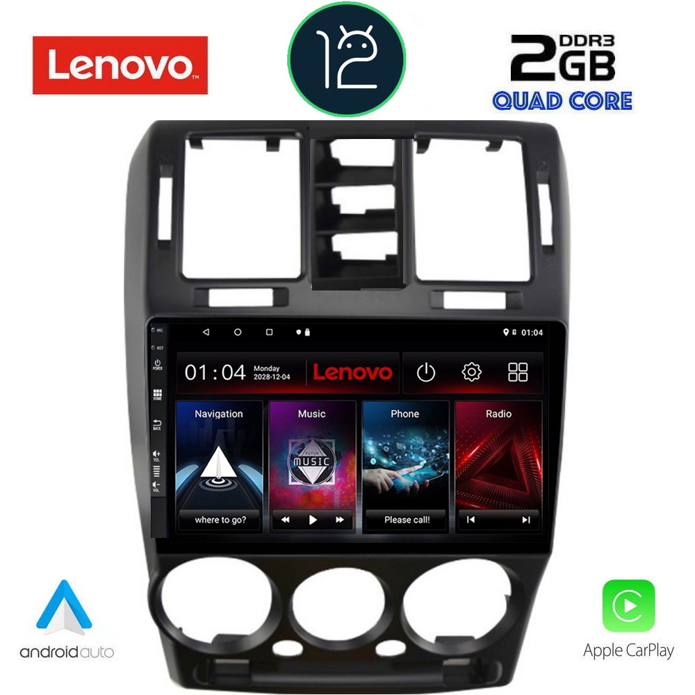 LENOVO LVB 4222_CPA (9inc) MULTIMEDIA TABLET OEM HYUNDAI GETZ mod. 2002-2011