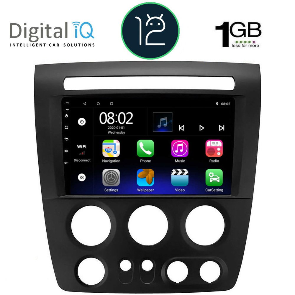 DIGITAL IQ RTA 1218_GPS (9inc) MULTIMEDIA TABLET OEM HUMMER H3 mod. 2005-2009