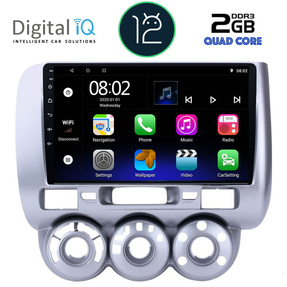 DIGITAL IQ RTB 2210_GPS A/C (9inc) MULTIMEDIA TABLET OEM HONDA JAZZ mod. 2002-2008