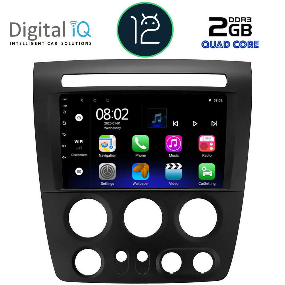 DIGITAL IQ RTB 2218_GPS (9inc) MULTIMEDIA TABLET OEM HUMMER H3 mod. 2005-2009