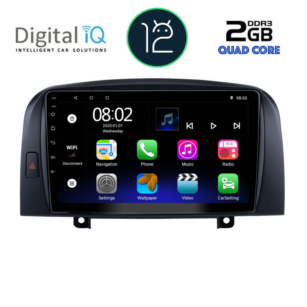 DIGITAL IQ RTB 2248_GPS (9inc) MULTIMEDIA TABLET OEM HYUNDAI SONATA mod. 2006-2009