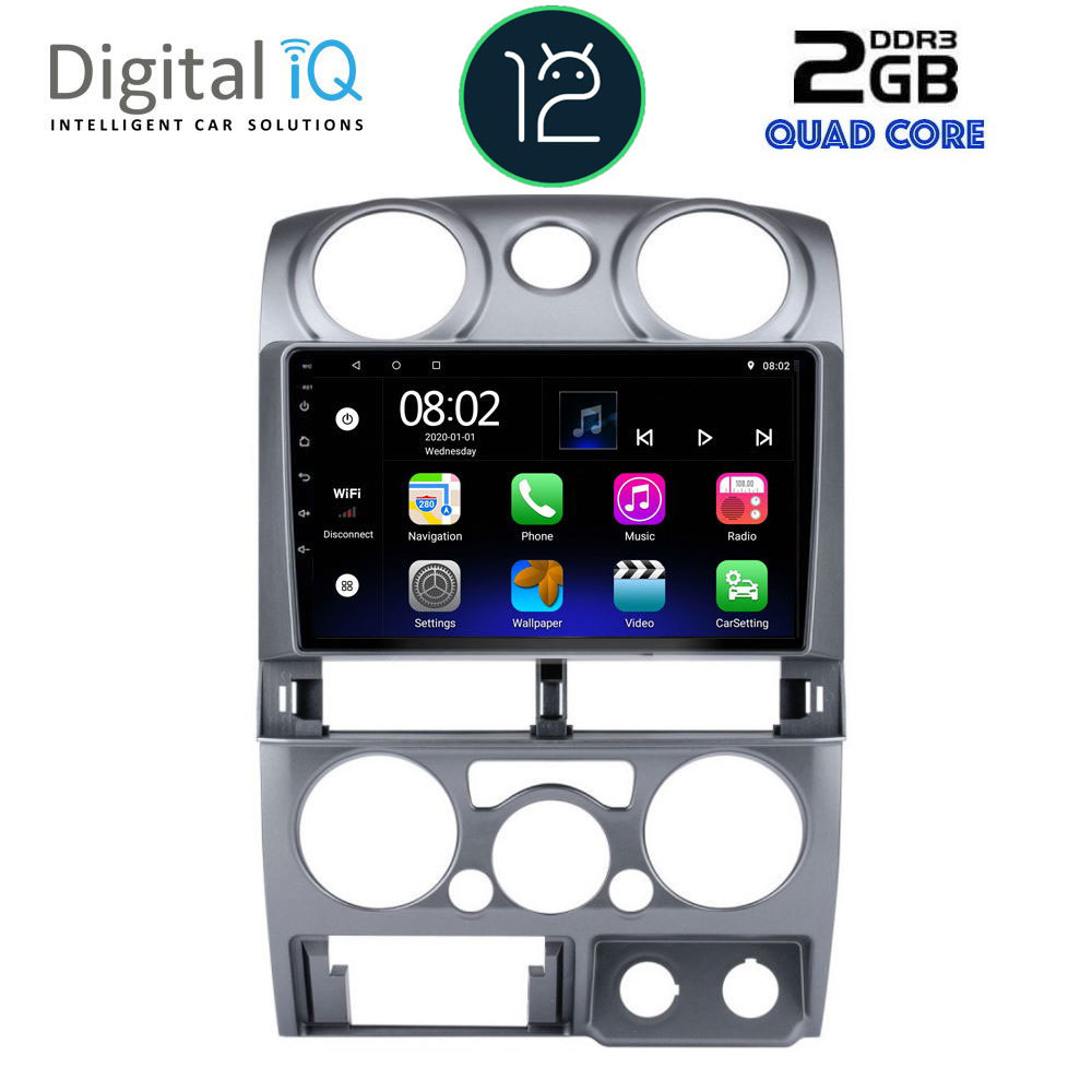 DIGITAL IQ RTB 2254_GPS (9inc) MULTIMEDIA TABLET OEM ISUZU D-MAX mod. 2008-2012