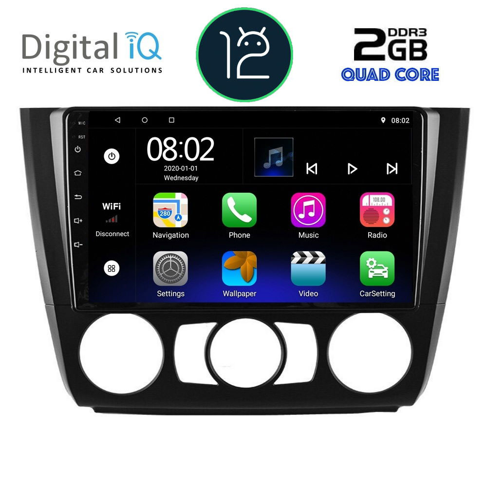 DIGITAL IQ RTB 2040_GPS A/C (9inc) MULTIMEDIA TABLET OEM BMW S.1 E81-82-87-88 mod. 2004-2013