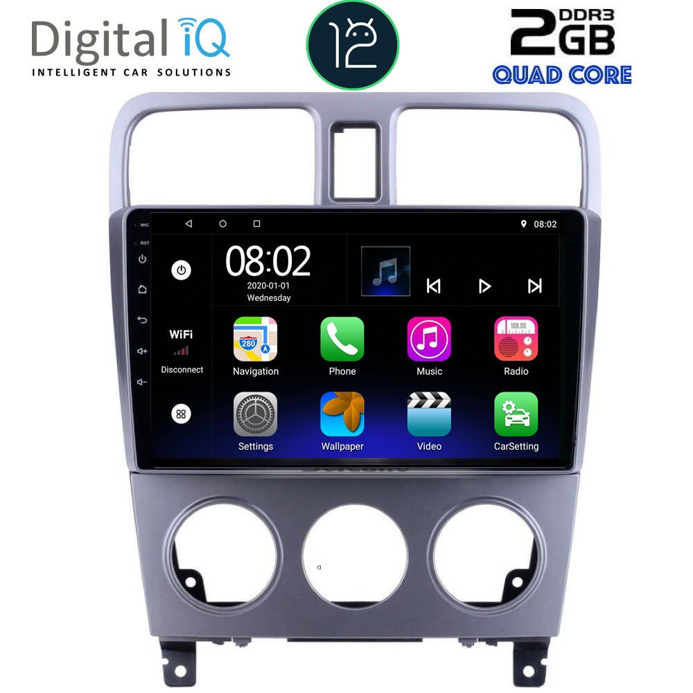 DIGITAL IQ RTB 2661_GPS (9inc) MULTIMEDIA TABLET OEM SUBARU FORESTER  mod. 2002-2008