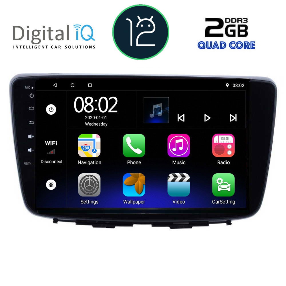 DIGITAL IQ RTB 2672_GPS (9inc) MULTIMEDIA TABLET OEM SUZUKI BALENO mod. 2016&gt;