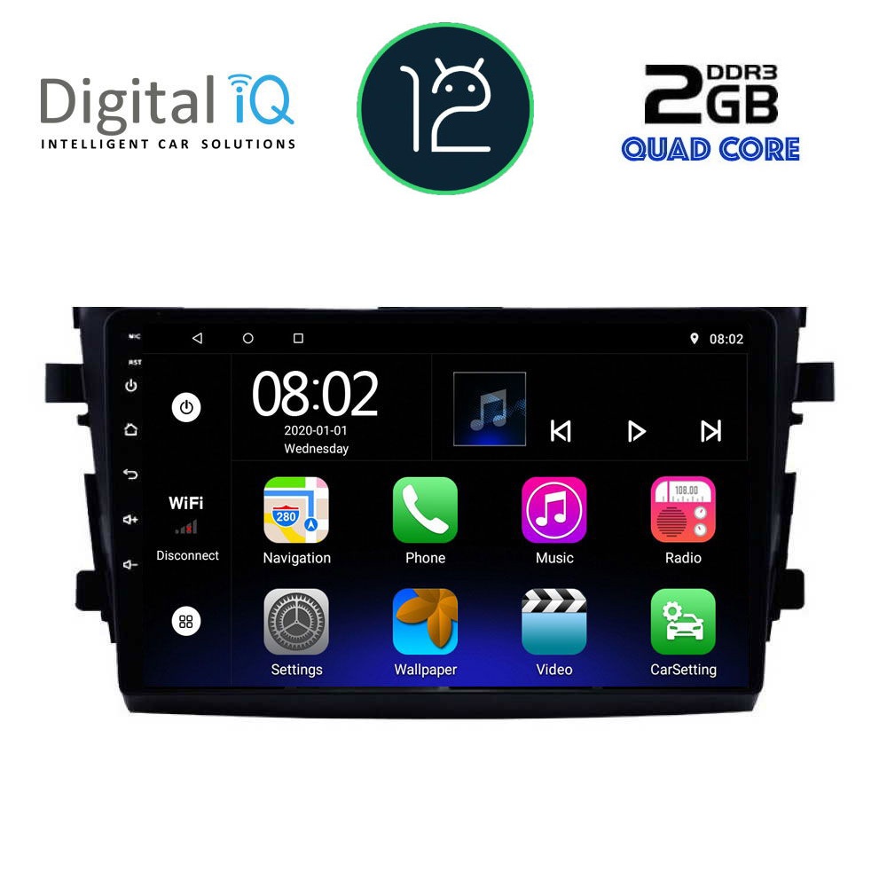 DIGITAL IQ RTB 2674_GPS (9inc) MULTIMEDIA TABLET OEM SUZUKI CELERIO mod. 2015&gt;