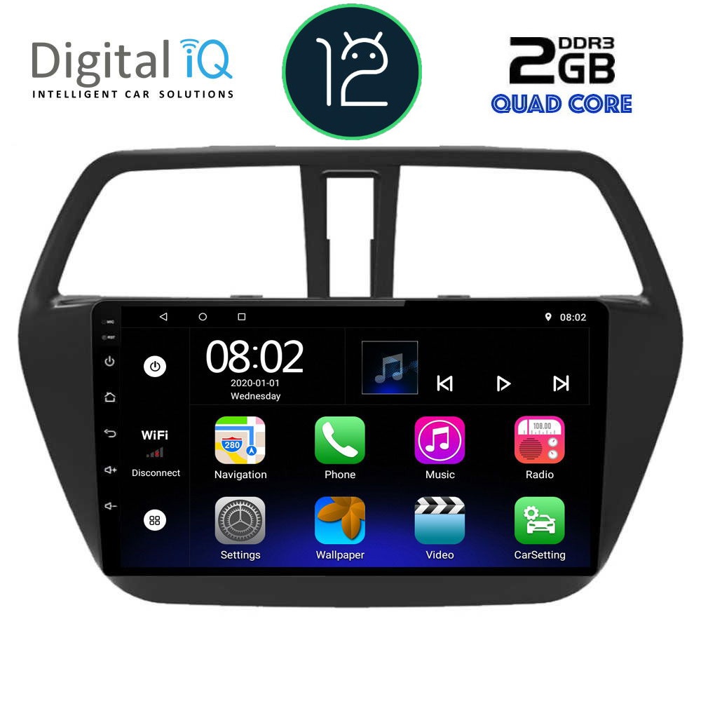 DIGITAL IQ RTB 2689_GPS (9inc) MULTIMEDIA TABLET OEM SUZUKI Sx4 SCROSS mod. 2014&gt;