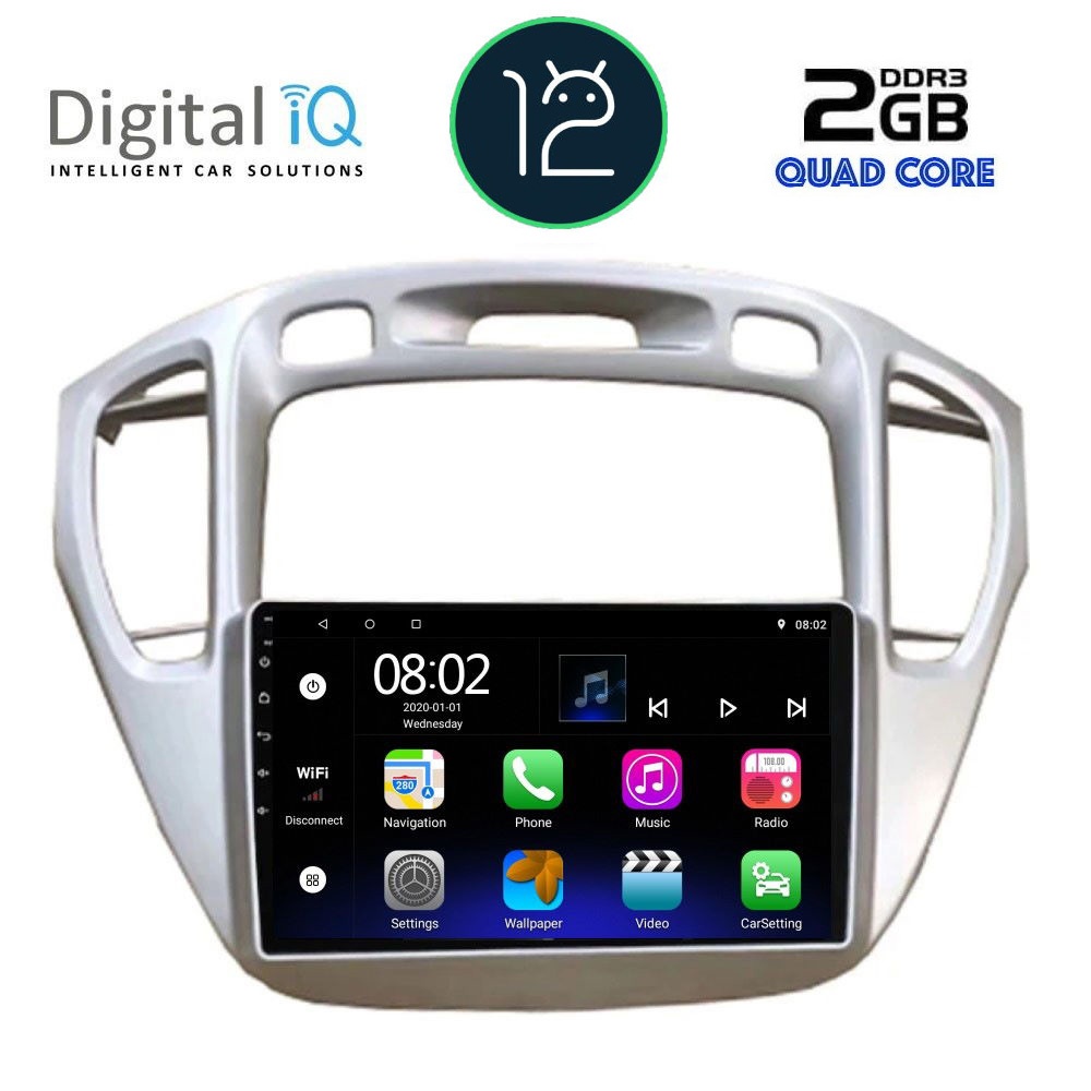 DIGITAL IQ RTB 2718_GPS (9inc) MULTIMEDIA TABLET OEM TOYOTA HIGHLANDER mod. 2002-2009