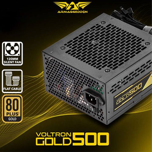 ARMAGGEDDON PSU VOLTRON GOLD 80+ RATING 500W