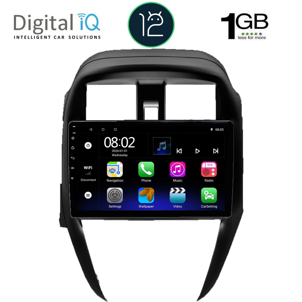 DIGITAL IQ RTB 1472_GPS (10inc) MULTIMEDIA TABLET OEM NISSAN SUNNY - ALMERA mod. 2015-2016