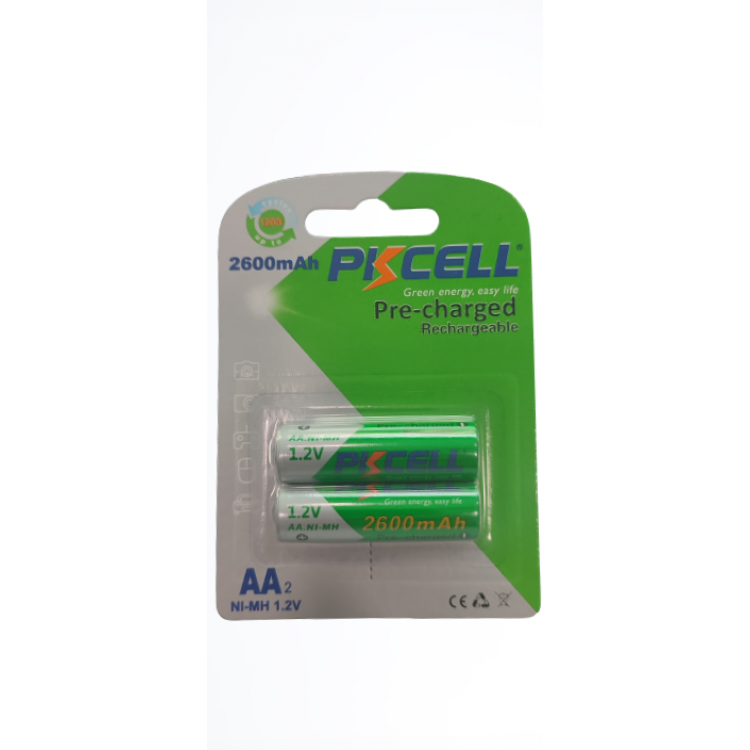 jager ΜΠΑΤΑΡΙA ΕΠΑΝΑΦΟΡΤΙΖΟΜΕΝΗ AA PKCELL 2600mAh 1.2V (LR6-PKCELL-2600)