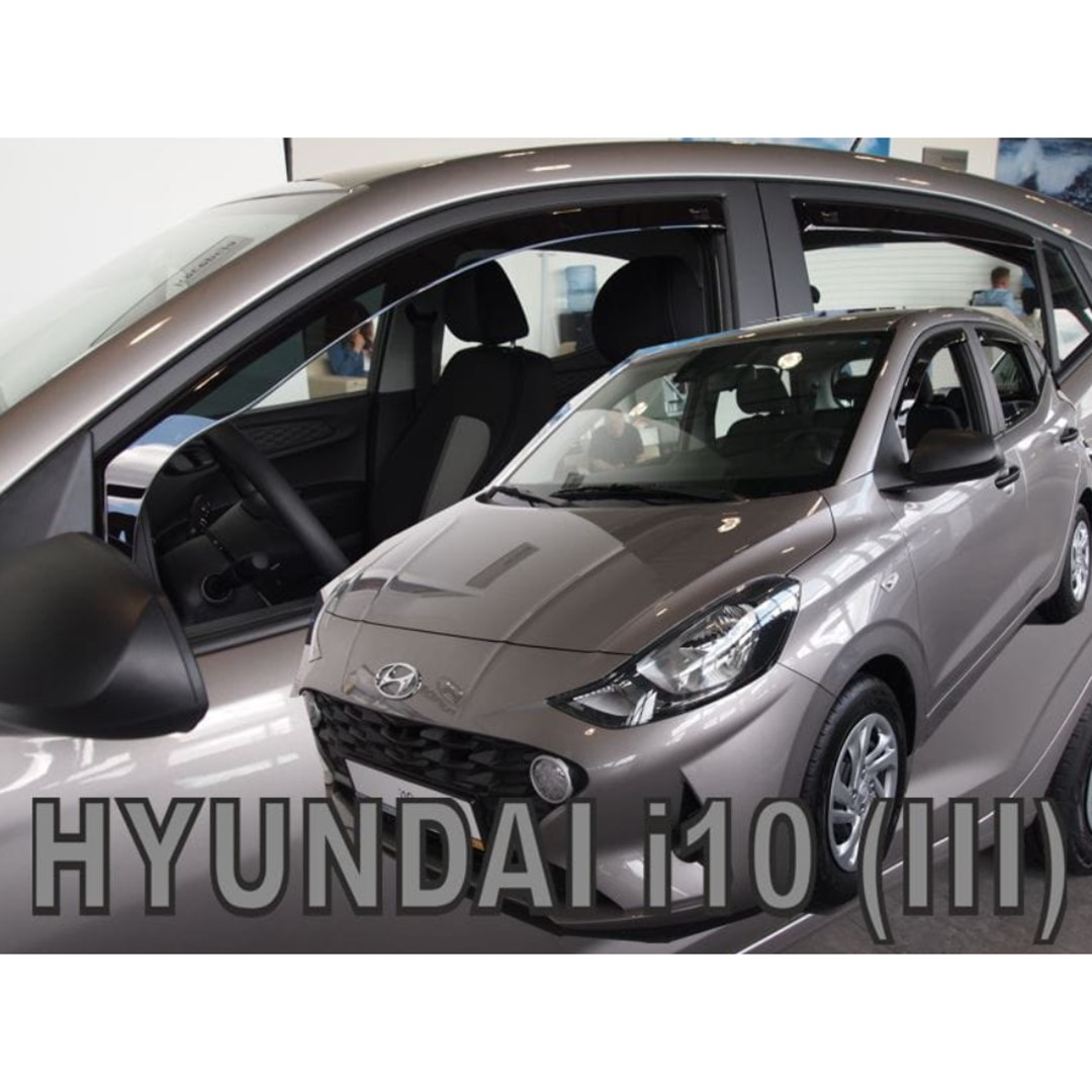 ΑΝΕΜ.SET17302 HYUNDAI i10 5D 2019+ ΣΕΤ ΑΝΕΜΟΘΡΑΥΣΤΕΣ ΑΥΤΟΚΙΝΗΤΟΥ ΑΠΟ ΕΥΚΑΜΠΤΟ ΦΙΜΕ ΠΛΑΣΤΙΚΟ HEKO - 4 ΤΕΜ.