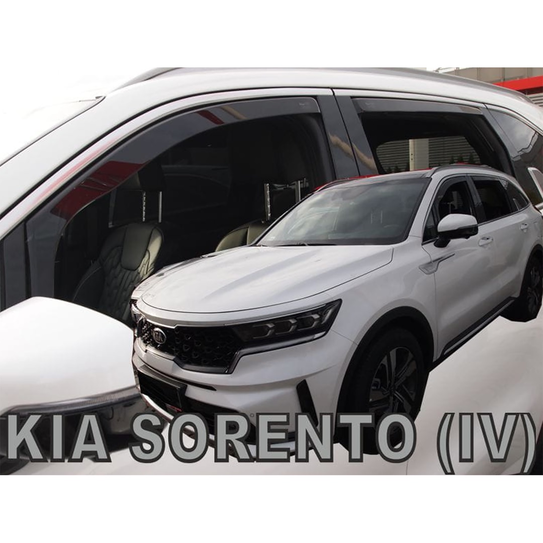 ΑΝΕΜ.SET20190 KIA SORENTO 5D 2020+ - ΣΕΤ ΑΝΕΜΟΘΡΑΥΣΤΕΣ ΑΥΤΟΚΙΝΗΤΟΥ ΑΠΟ ΕΥΚΑΜΠΤΟ ΦΙΜΕ ΠΛΑΣΤΙΚΟ HEKO - 4 ΤΕΜ.