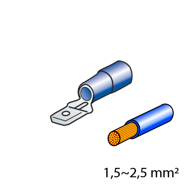 4507.2-LM ΦΙΣΑΚΙΑ 6.3 x 0.8mm (10τμχ.)