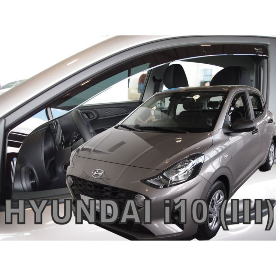 ΑΝΕΜ.17301 HYUNDAI i10 5D 2019+ ΖΕΥΓΑΡΙ ΑΝΕΜΟΘΡΑΥΣΤΕΣ ΑΠΟ ΕΥΚΑΜΠΤΟ ΦΙΜΕ ΠΛΑΣΤΙΚΟ HEKO - 2 ΤΕΜ.