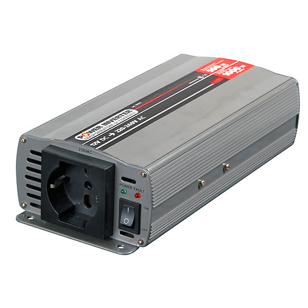 L7451.3 POWER INVERTER 500 ΜΕΤΑΤΡΟΠΕΑΣ 12V > 220V MAX POWER 500W - PEAK POWER 1000W