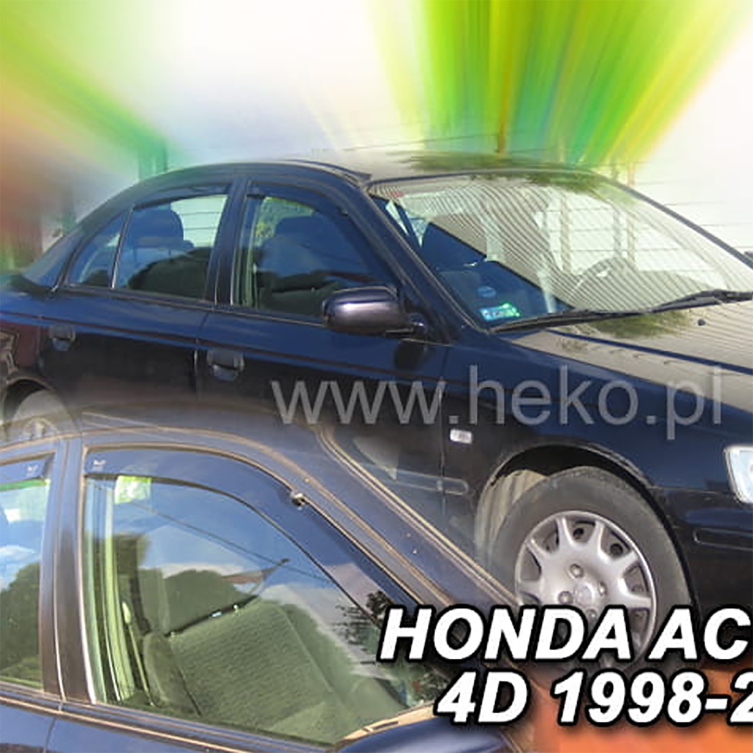 ΑΝΕΜ.17108 HONDA ACCORD VI 4D 10/1998-2003 / ACURA TL II 1999-2003 ΖΕΥΓΑΡΙ ΑΝΕΜΟΘΡΑΥΣΤΕΣ ΑΠΟ ΕΥΚΑΜΠΤΟ ΦΙΜΕ ΠΛΑΣΤΙΚΟ HEKO - 2 ΤΕΜ.