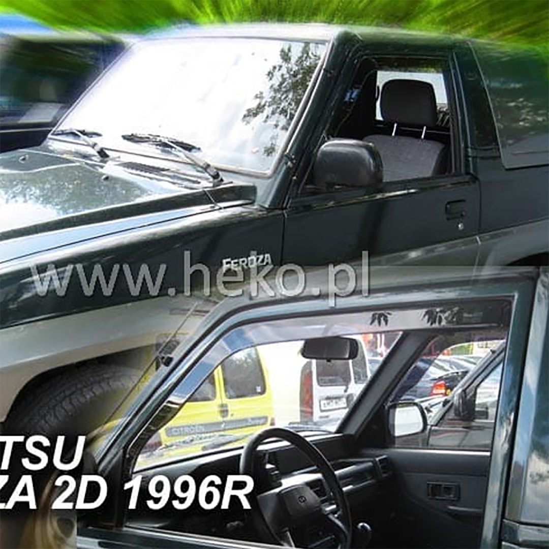 ΑΝΕΜ.13208 DAIHATSU FEROZA 2D 1989-1998 ΖΕΥΓΑΡΙ ΑΝΕΜΟΘΡΑΥΣΤΕΣ ΑΠΟ ΕΥΚΑΜΠΤΟ ΦΙΜΕ ΠΛΑΣΤΙΚΟ HEKO - 2 ΤΕΜ.