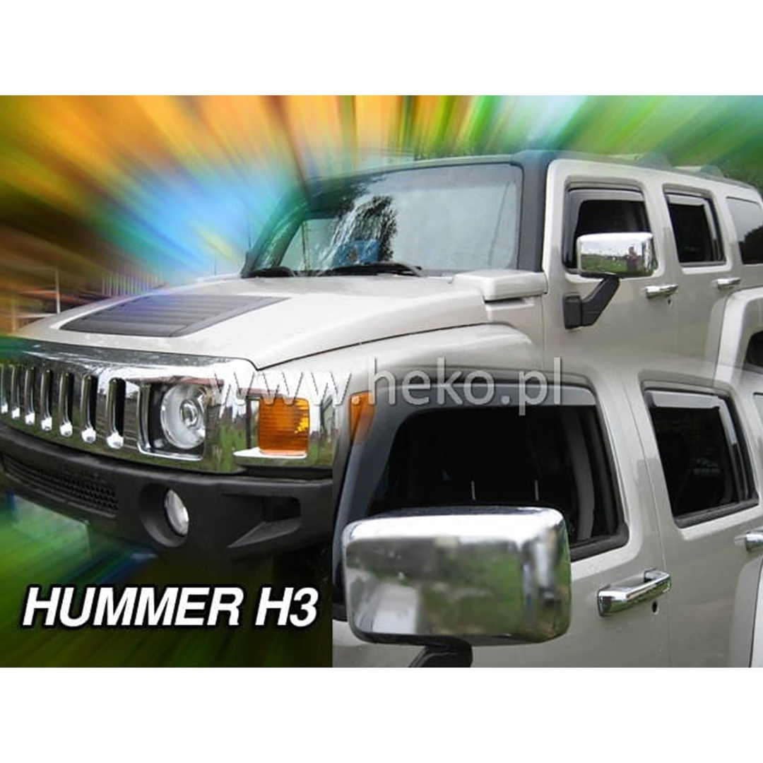 ΑΝΕΜ.21505 HUMMER H3 2006-2010 5D ΖΕΥΓΑΡΙ ΑΝΕΜΟΘΡΑΥΣΤΕΣ ΑΥΤΟΚΙΝΗΤΟΥ ΑΠΟ ΕΥΚΑΜΠΤΟ ΦΙΜΕ ΠΛΑΣΤΙΚΟ HEKO - 2 ΤΕΜ.