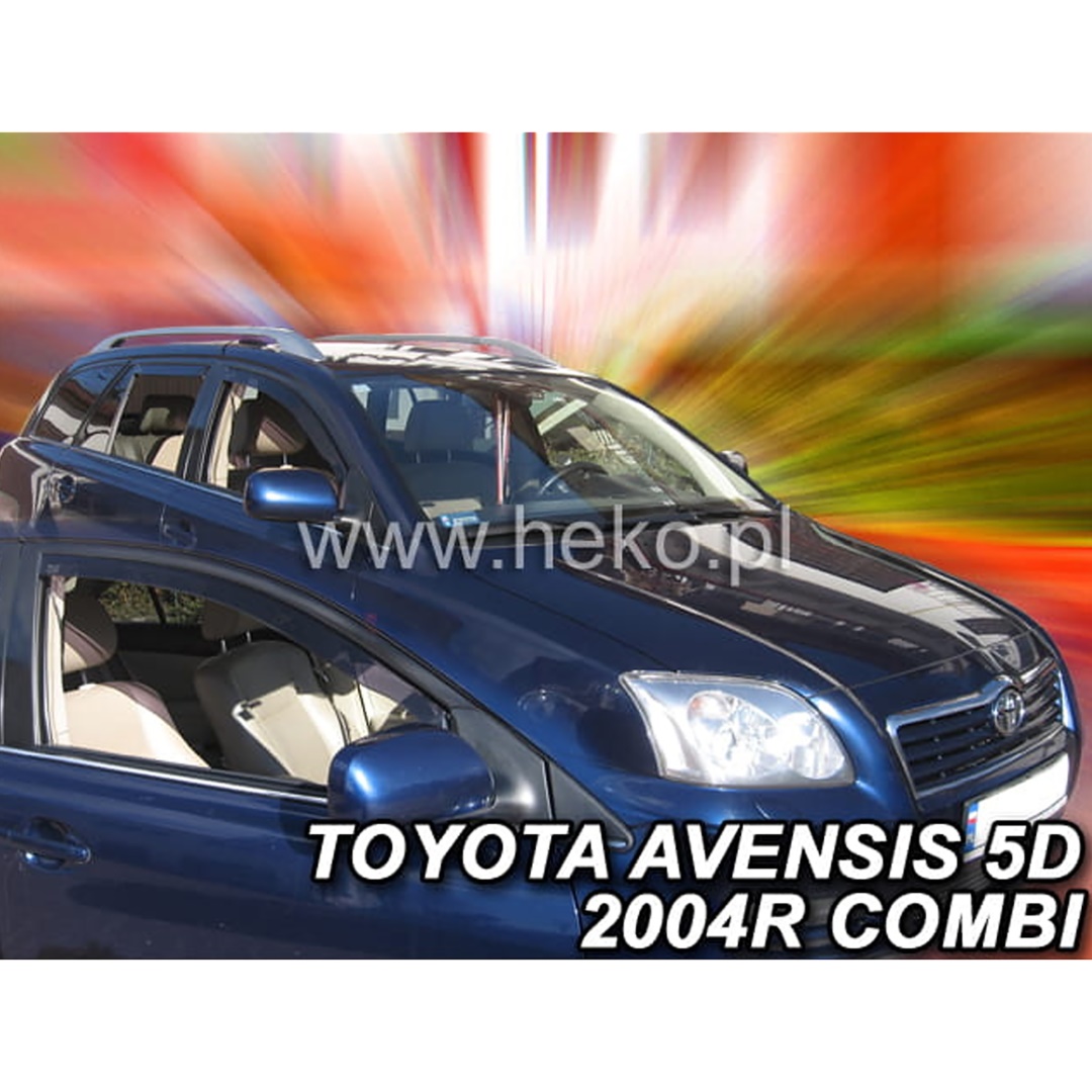 ΑΝΕΜ.29352 TOYOTA AVENSIS (T25) 4D SEDAN 2003-2009 ΖΕΥΓΑΡΙ ΑΝΕΜΟΘΡΑΥΣΤΕΣ ΑΠΟ ΕΥΚΑΜΠΤΟ ΦΙΜΕ ΠΛΑΣΤΙΚΟ HEKO - 2 ΤΕΜ.