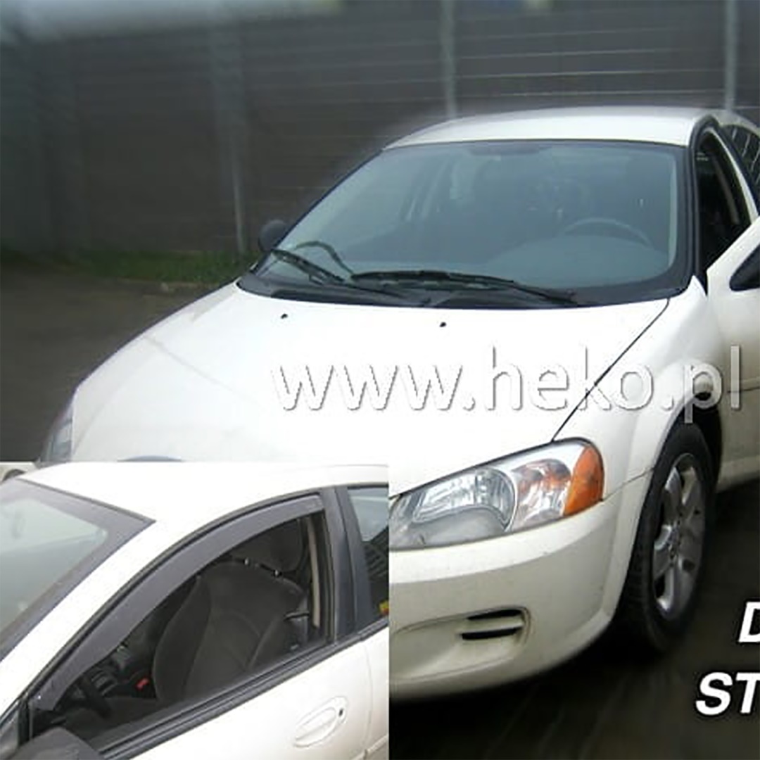 ΑΝΕΜ.13408 DODGE STRATUS 4D 2001-2005 ΖΕΥΓΑΡΙ ΑΝΕΜΟΘΡΑΥΣΤΕΣ ΑΠΟ ΕΥΚΑΜΠΤΟ ΦΙΜΕ ΠΛΑΣΤΙΚΟ HEKO - 2 ΤΕΜ.