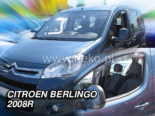 ΑΝΕΜ.26133/VAN CITROEN BERLINGO/ PEUGEOT PARTNER 2008-2018 ΖΕΥΓΑΡΙ ΑΝΕΜΟΘΡΑΥΣΤΕΣ ΑΠΟ ΕΥΚΑΜΠΤΟ ΦΙΜΕ ΠΛΑΣΤΙΚΟ HEKO - 2 ΤΕΜ.