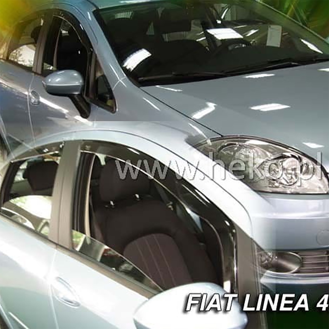 ΑΝΕΜ.15153 FIAT LINEA 4D 2007-2015 ΖΕΥΓΑΡΙ ΑΝΕΜΟΘΡΑΥΣΤΕΣ ΑΠΟ ΕΥΚΑΜΠΤΟ ΦΙΜΕ ΠΛΑΣΤΙΚΟ HEKO - 2 ΤΕΜ.