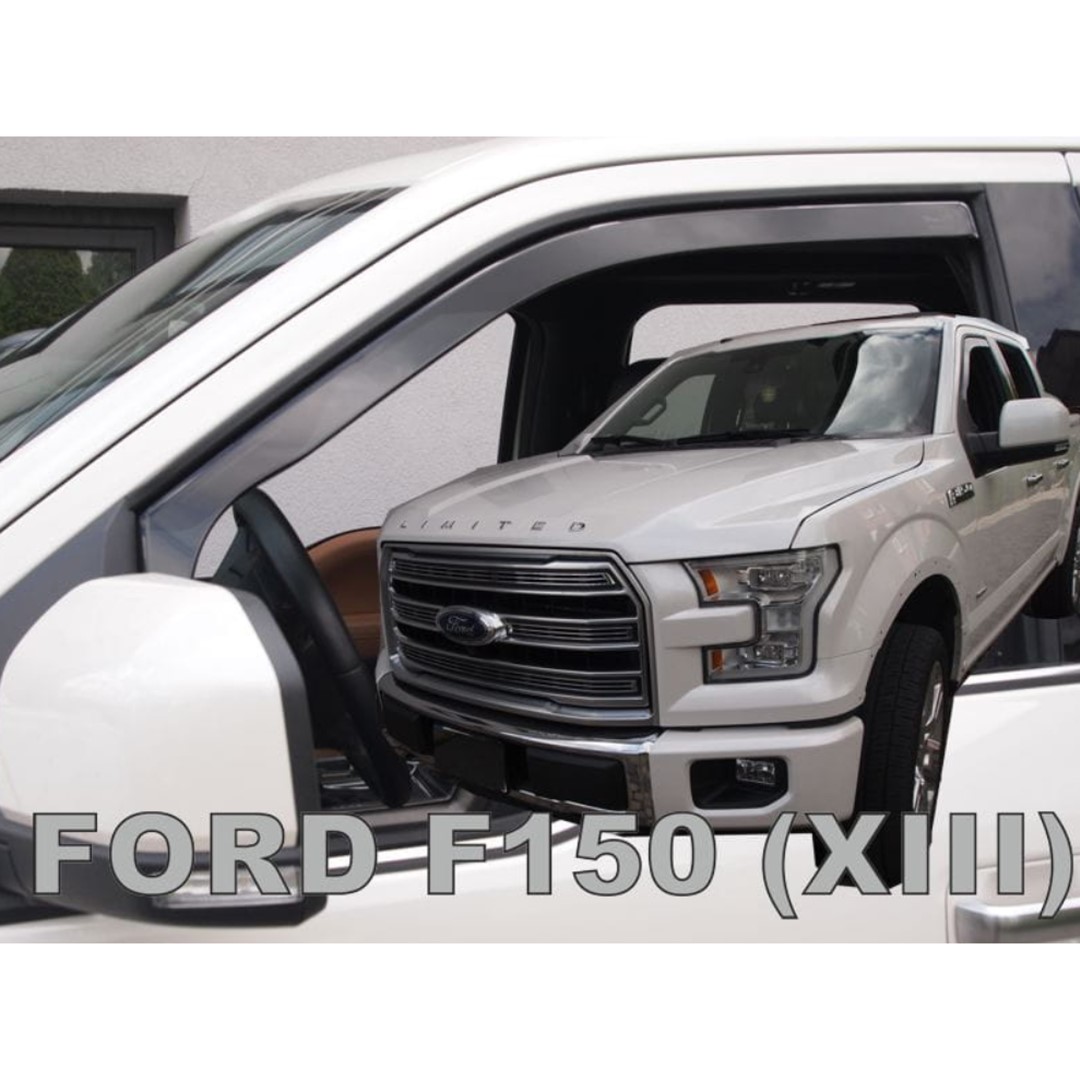 ΑΝΕΜ.15339 FORD F150 4D 2014+ ΖΕΥΓΑΡΙ ΑΝΕΜΟΘΡΑΥΣΤΕΣ ΑΠΟ ΕΥΚΑΜΠΤΟ ΦΙΜΕ ΠΛΑΣΤΙΚΟ HEKO - 2 ΤΕΜ.