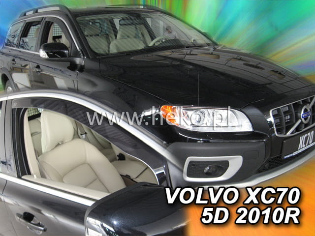 ΑΝΕΜ.31253 VOLVO S80 4D 2006+/ VOLVO V70 /XC 5D 2007-2016 ΖΕΥΓΑΡΙ ΑΝΕΜΟΘΡΑΥΣΤΕΣ ΑΠΟ ΕΥΚΑΜΠΤΟ ΦΙΜΕ ΠΛΑΣΤΙΚΟ HEKO - 2 ΤΕΜ.