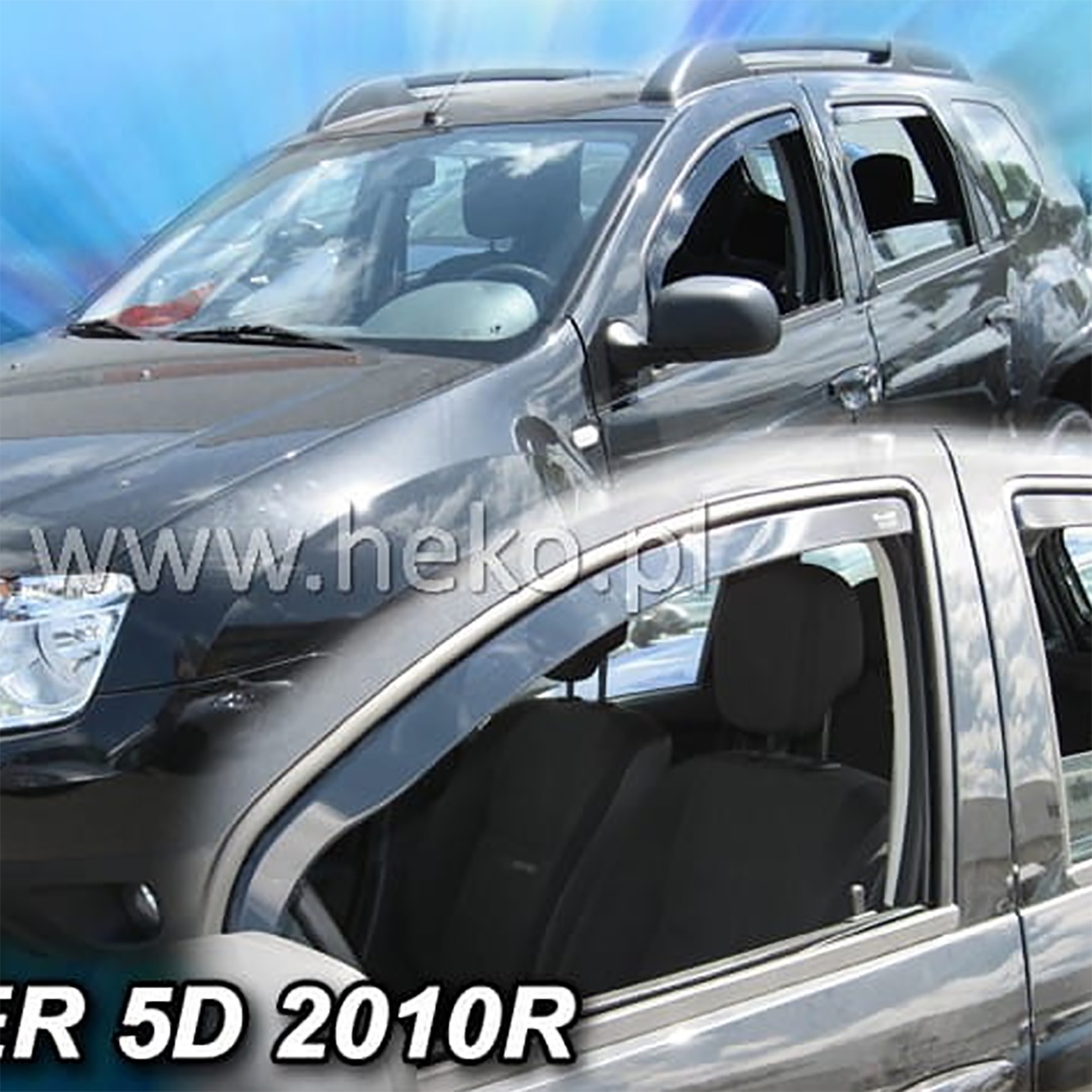 ΑΝΕΜ.13107 DACIA DUSTER 5D 2010-2018 ΖΕΥΓΑΡΙ ΑΝΕΜΟΘΡΑΥΣΤΕΣ ΑΠΟ ΕΥΚΑΜΠΤΟ ΦΙΜΕ ΠΛΑΣΤΙΚΟ HEKO - 2 ΤΕΜ.