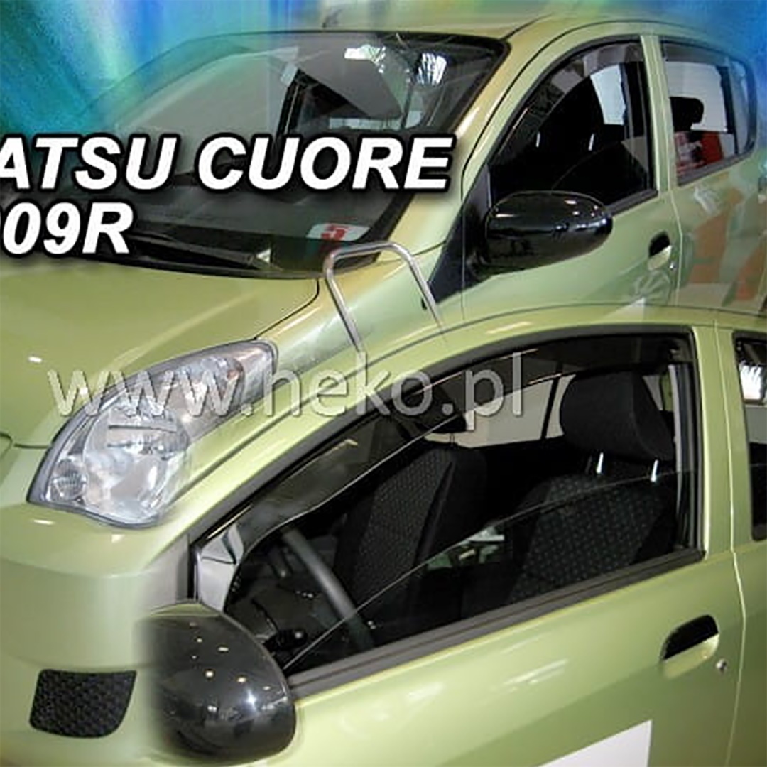 ΑΝΕΜ.13218 DAIHATSU CUORE 7 5D 2007-2018 ΖΕΥΓΑΡΙ ΑΝΕΜΟΘΡΑΥΣΤΕΣ ΑΠΟ ΕΥΚΑΜΠΤΟ ΦΙΜΕ ΠΛΑΣΤΙΚΟ HEKO - 2 ΤΕΜ.