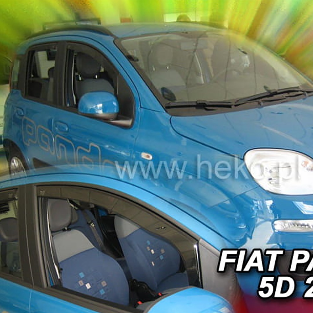 ΑΝΕΜ.15167 FIAT PANDA 5D 2012+ ΖΕΥΓΑΡΙ ΑΝΕΜΟΘΡΑΥΣΤΕΣ ΑΠΟ ΕΥΚΑΜΠΤΟ ΦΙΜΕ ΠΛΑΣΤΙΚΟ HEKO - 2 ΤΕΜ.