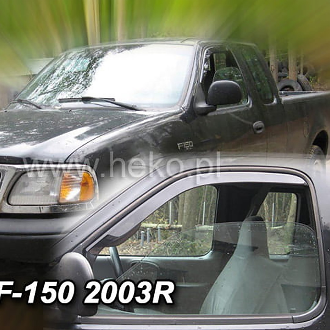 ΑΝΕΜ.15305 FORD F150 XLT 2D 1999-2003 ΖΕΥΓΑΡΙ ΑΝΕΜΟΘΡΑΥΣΤΕΣ ΑΠΟ ΕΥΚΑΜΠΤΟ ΦΙΜΕ ΠΛΑΣΤΙΚΟ HEKO - 2 ΤΕΜ.