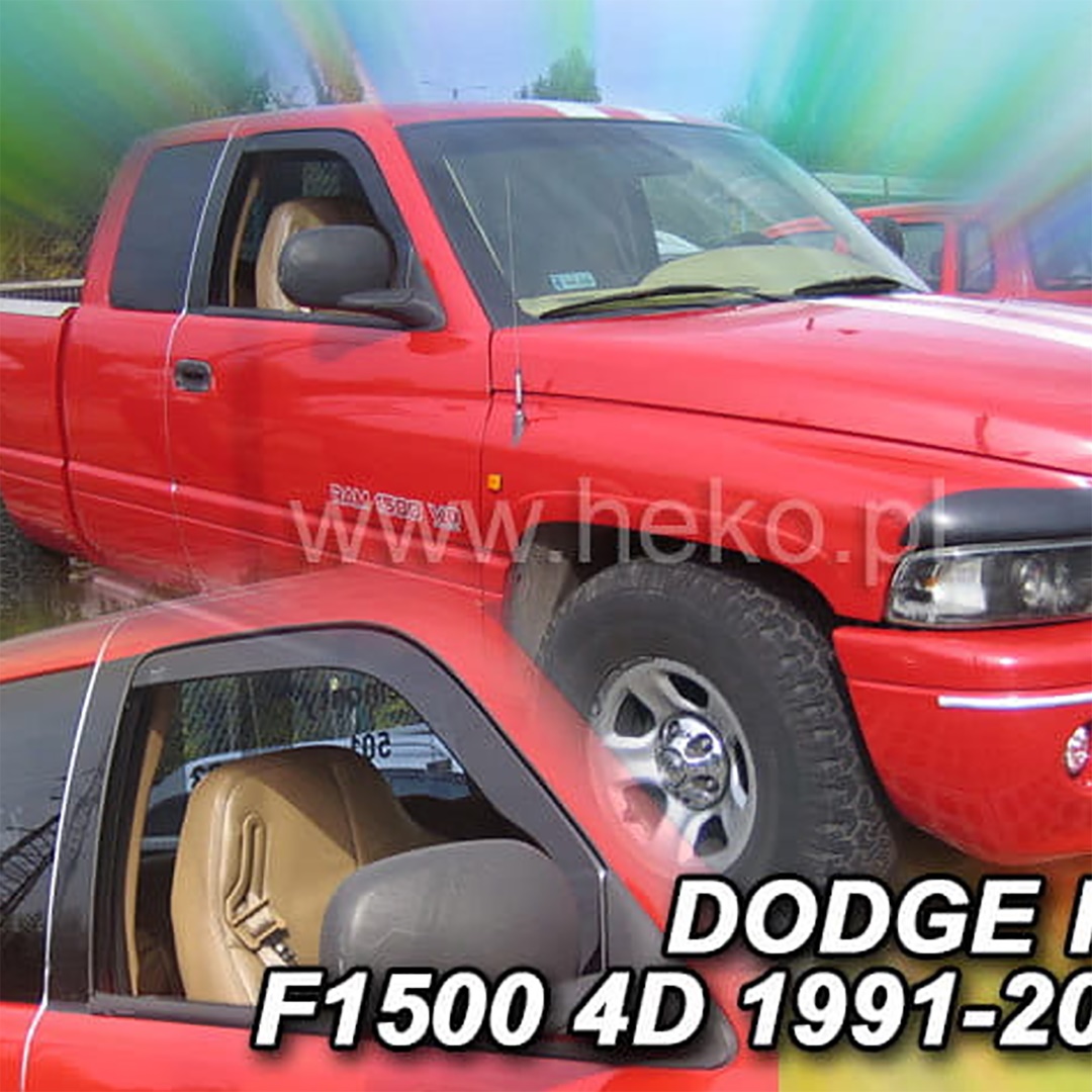 ΑΝΕΜ.13413 DODGE RAM 1500 4D 1991-2002 ΖΕΥΓΑΡΙ ΑΝΕΜΟΘΡΑΥΣΤΕΣ ΑΠΟ ΕΥΚΑΜΠΤΟ ΦΙΜΕ ΠΛΑΣΤΙΚΟ HEKO - 2 ΤΕΜ.