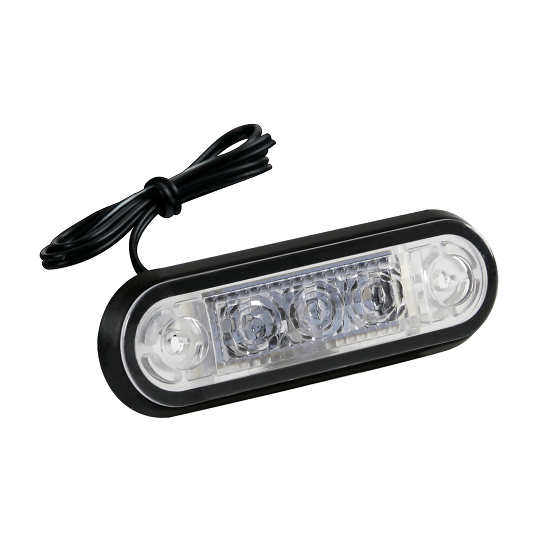 L9701.7 ΦΩΣ ΟΓΚΟΥ 3LED ΛΕΥΚΟ SMD 12/24V 85mm LAMPA - 20ΤΕΜ.