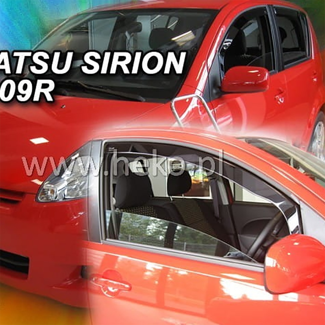 ΑΝΕΜ.13216 DAIHATSU SIRION 5D 2005-2010 ΖΕΥΓΑΡΙ ΑΝΕΜΟΘΡΑΥΣΤΕΣ ΑΠΟ ΕΥΚΑΜΠΤΟ ΦΙΜΕ ΠΛΑΣΤΙΚΟ HEKO - 2 ΤΕΜ.