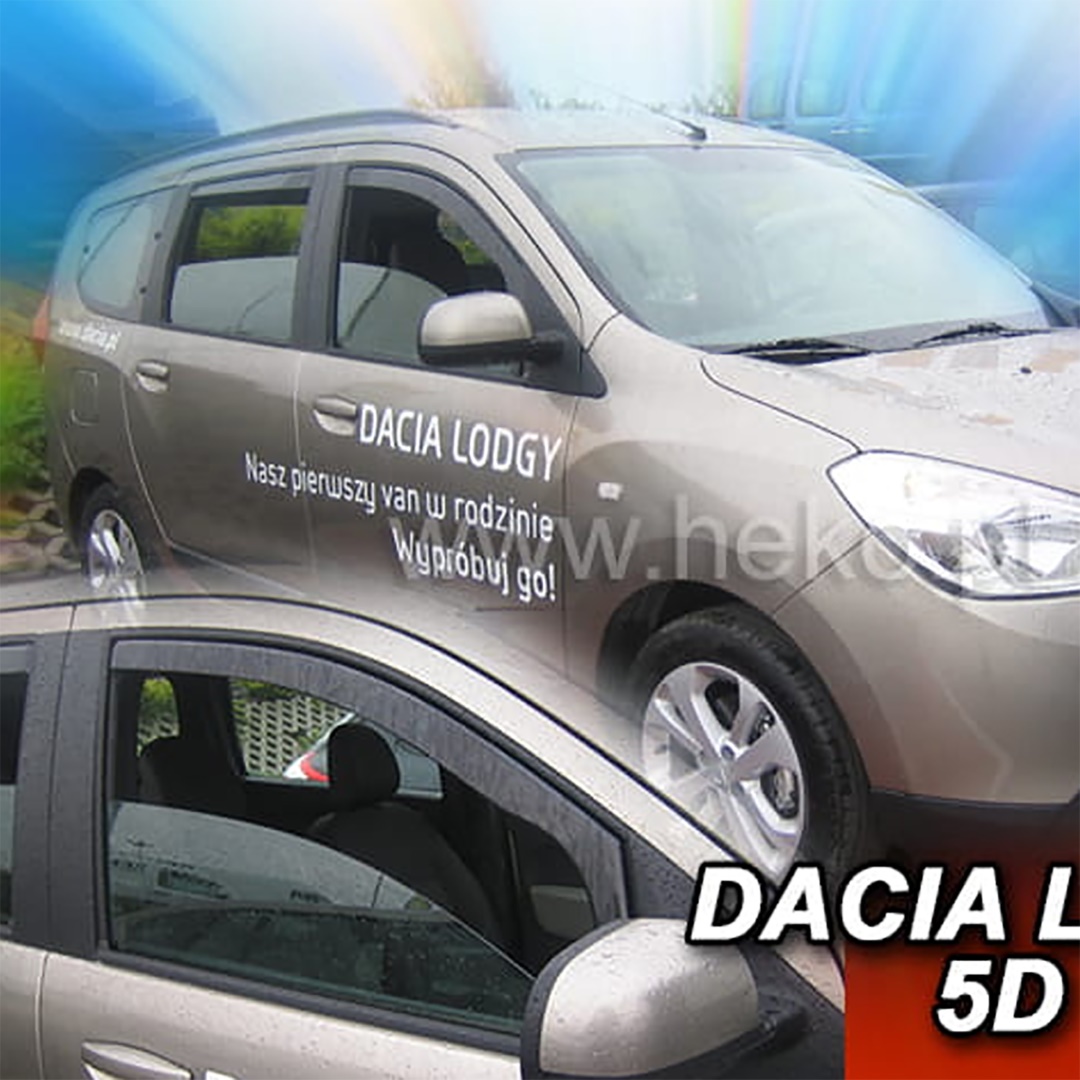 ΑΝΕΜ.13109 DACIA LODGY 5D 2012-2020 / DACIA DOKKER 4D 2012-2020 ΖΕΥΓΑΡΙ ΑΝΕΜΟΘΡΑΥΣΤΕΣ ΑΠΟ ΕΥΚΑΜΠΤΟ ΦΙΜΕ ΠΛΑΣΤΙΚΟ HEKO - 2 ΤΕΜ.