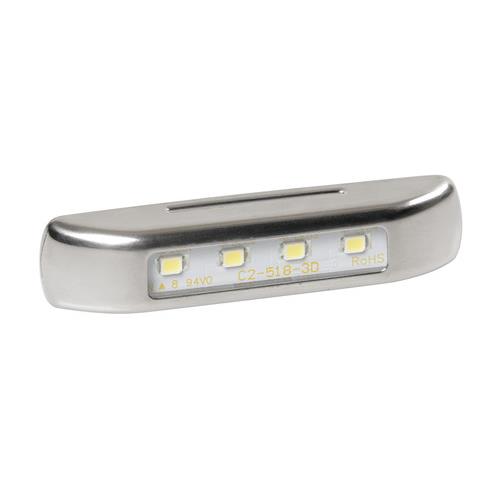 L4149.0 ΦΩΣ ΟΓΚΟΥ ΦΟΡΤΗΓΟΥ 4LED ΛΕΥΚΟ 12/24V 70x16x11mm ΑΔΙΑΒΡΟΧΟ 1ΤΕΜ.