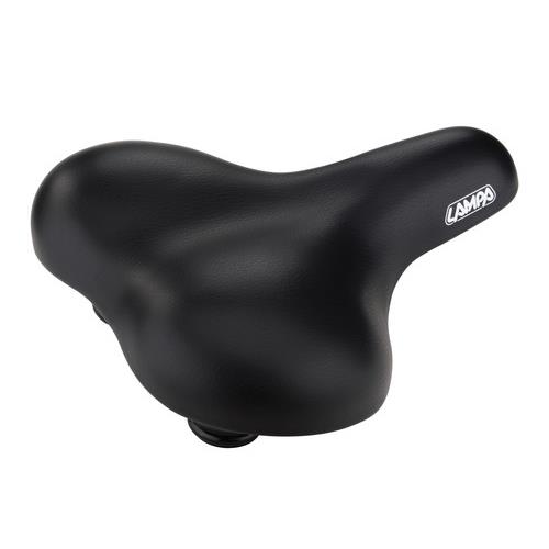 9237.7-LB Σέλα ποδηλάτου (260x225mm /690gr) μαύρη Relax City S-6 Selle/Saddles Specialist