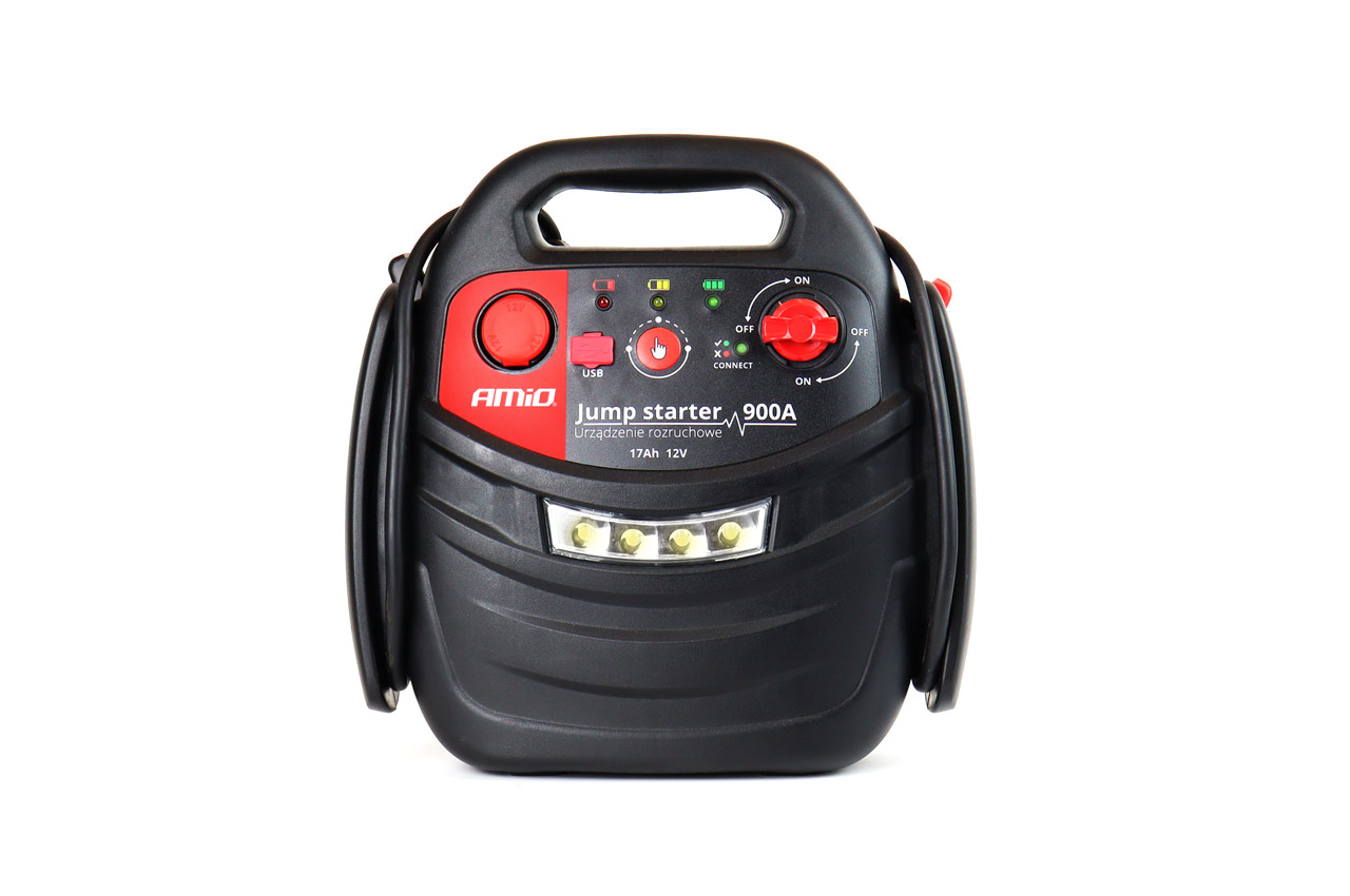 02523/AM ΕΚΚΙΝΗΤΗΣ ΜΠΑΤΑΡΙΑΣ STARTER 4 ΣΕ 1 17Ah 12V DC 300A (700A max) 250PSI ΜΕ ΚΟΜΠΡΕΣΕΡ ΑΕΡΑ / ΜΑΝΟΜΕΤΡΟ / 3 LED / 2 ΠΡΙΖΕΣ 12V / 1 ΘΥΡΑ USB 5V 2,1A SENA ΓΙΑ ΒΕΝΖΙΝΗ ΚΑΙ DIESEL AMiO - 1 ΤΕΜ.