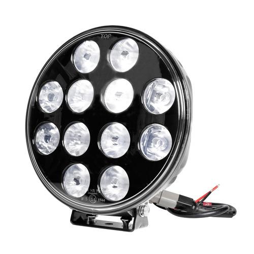 L7224.7 ΠΡΟΒΟΛΕΑΣ ORION 9-36V 12LED 120W 8.400LM 6.000K 215mm ΜΑΥΡΟΣ ΑΔΙΑΒΡΟΧΟΣ 1ΤΕΜ.