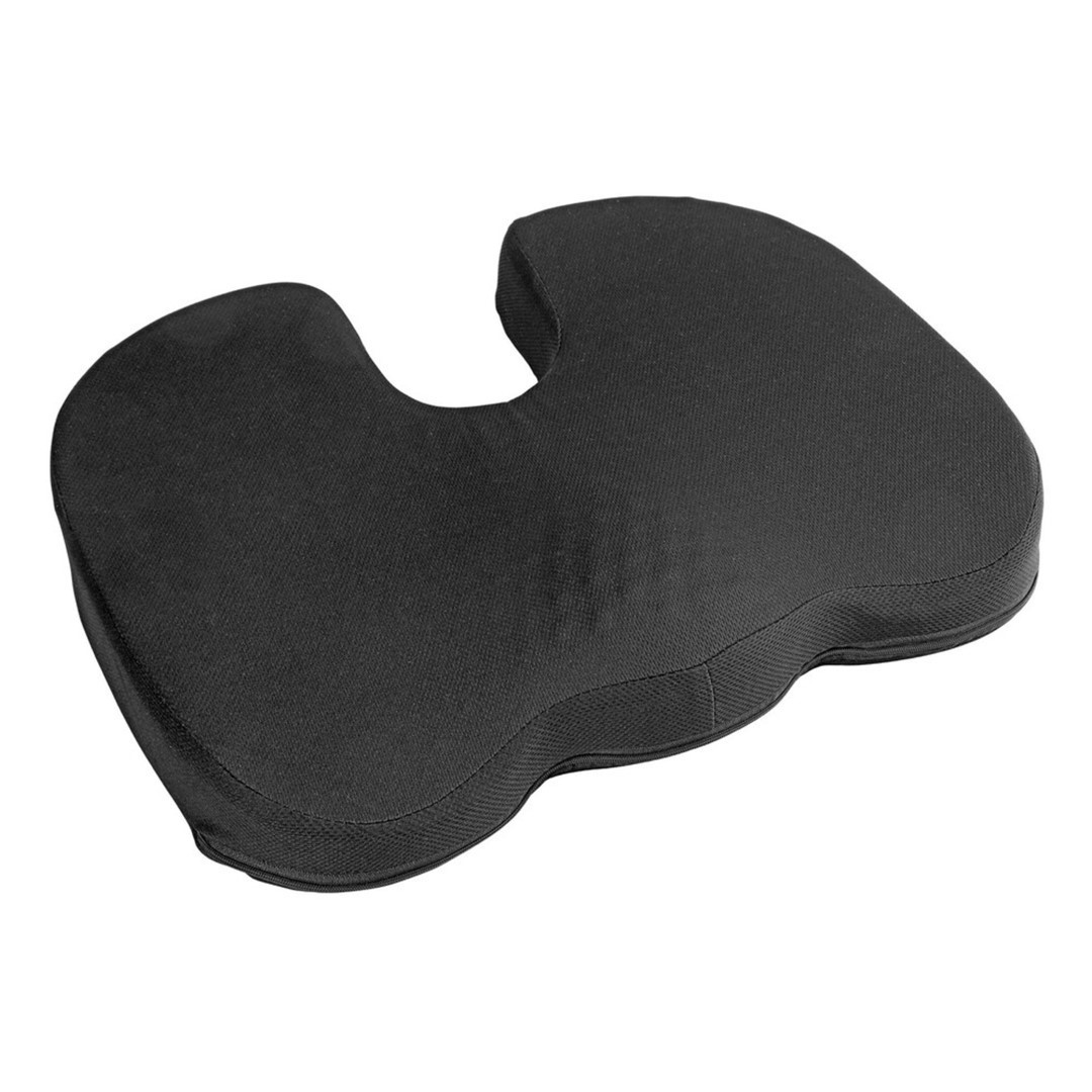 L5436.4 ΜΑΞΙΛΑΡΙ ΚΑΘΙΣΜΑΤΟΣ ERGO SEAT CONTOUR ΜΕ GEL ΚΑΙ ΑΦΡΟ MEMORY FOAM (ΜΑΥΡΟ) - 1 ΤΕΜ.