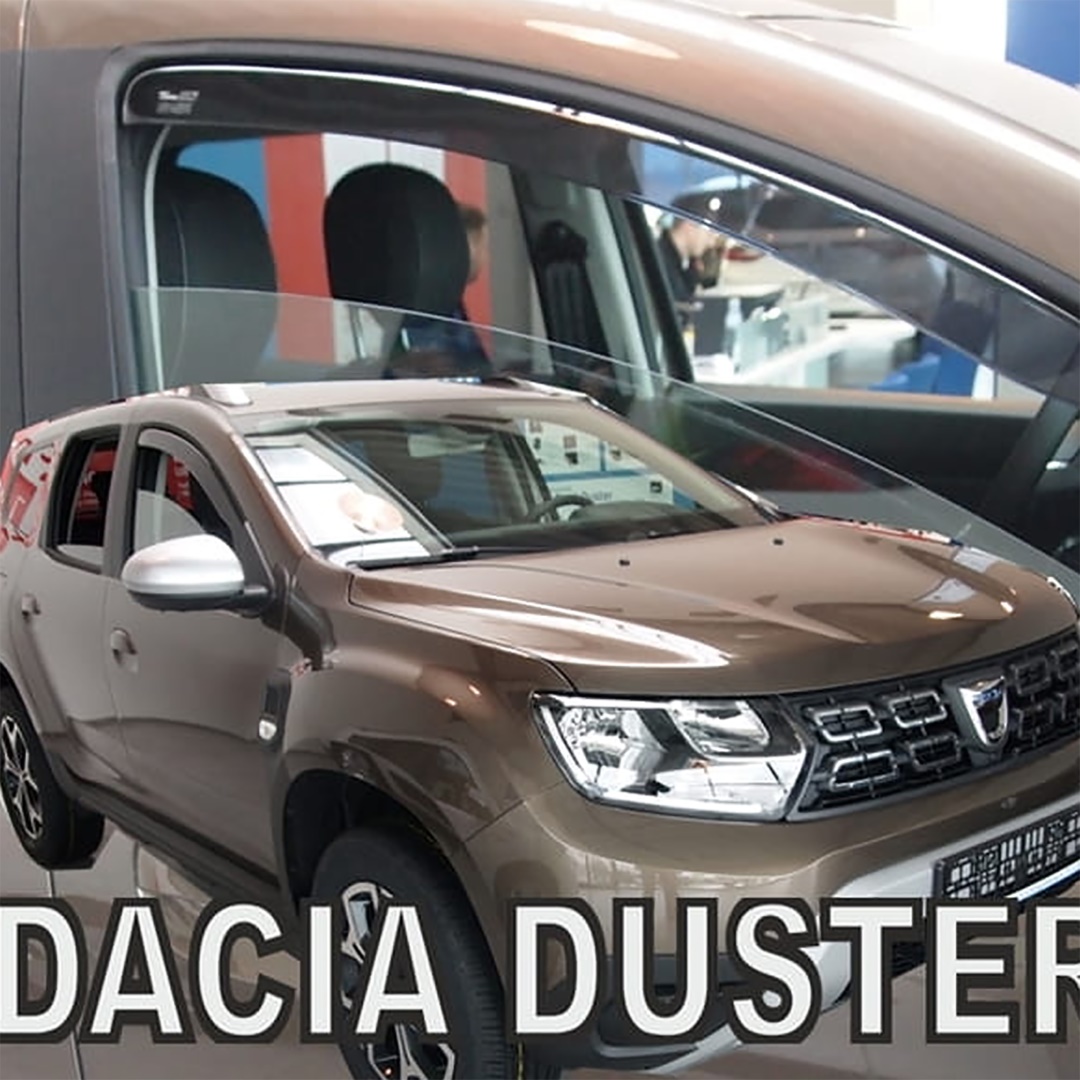 ΑΝΕΜ.13115 DACIA DUSTER 2 5D 2018-2021 ΖΕΥΓΑΡΙ ΑΝΕΜΟΘΡΑΥΣΤΕΣ ΑΠΟ ΕΥΚΑΜΠΤΟ ΦΙΜΕ ΠΛΑΣΤΙΚΟ HEKO - 2 ΤΕΜ.