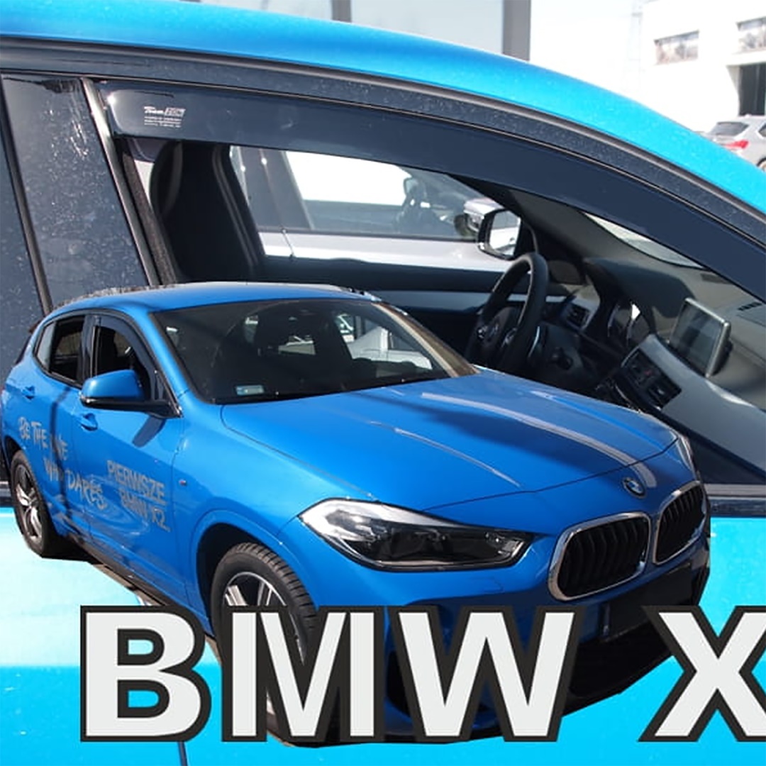 ΑΝΕΜ.11174 BMW X2 F39 5D 2018+ ΖΕΥΓΑΡΙ ΑΝΕΜΟΘΡΑΥΣΤΕΣ ΑΠΟ ΕΥΚΑΜΠΤΟ ΦΙΜΕ ΠΛΑΣΤΙΚΟ HEKO - 2 ΤΕΜ.