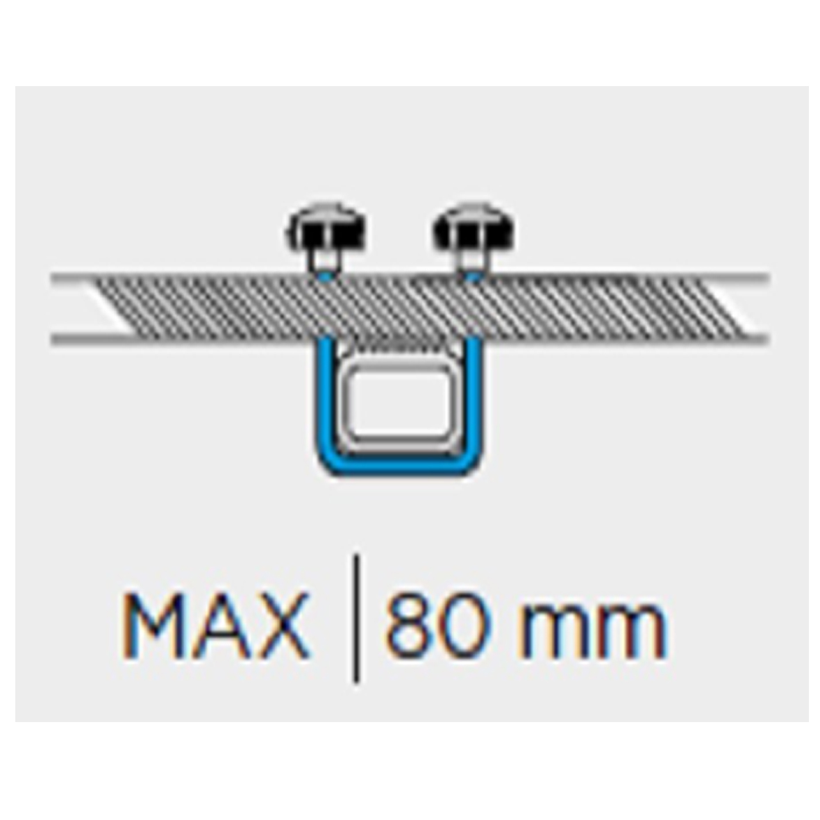 6500/MB U-BOLT ΣΥΣΤΗΜΑ ΔΕΣΗΣ (FITTING SYSTEM) 800mm MARATHON ΜΠΑΓΚΑΖΙΕΡΩΝ ΟΡΟΦΗΣ ΣΕ ΜΠΑΡΕΣ - MENABO