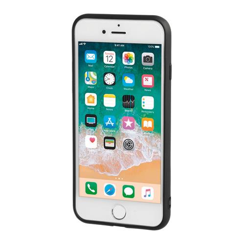 L.P14930/T APPLE iPHONE 7 ΚΑΙ 8 ΘΗΚΗ ΚΙΝΗΤΟΥ DUO POCKET ΜΑΥΡΟ-ΚΟΚΚΙΝΟ ΜΑΓΝΗΤΙΚΗ SILVER LINE