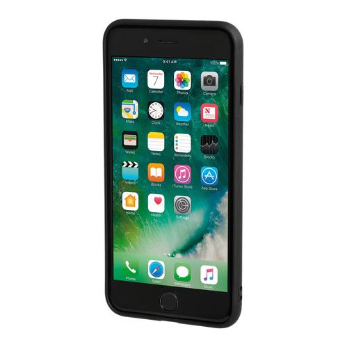 L.P14934/T APPLE iPHONE 7 PLUS ΚΑΙ 8 PLUS ΘΗΚΗ ΚΙΝΗΤΟΥ DUO POCKET ΜΑΥΡΟ-ΚΟΚΚΙΝΟ ΜΑΓΝΗΤΙΚΗ SILVER LINE