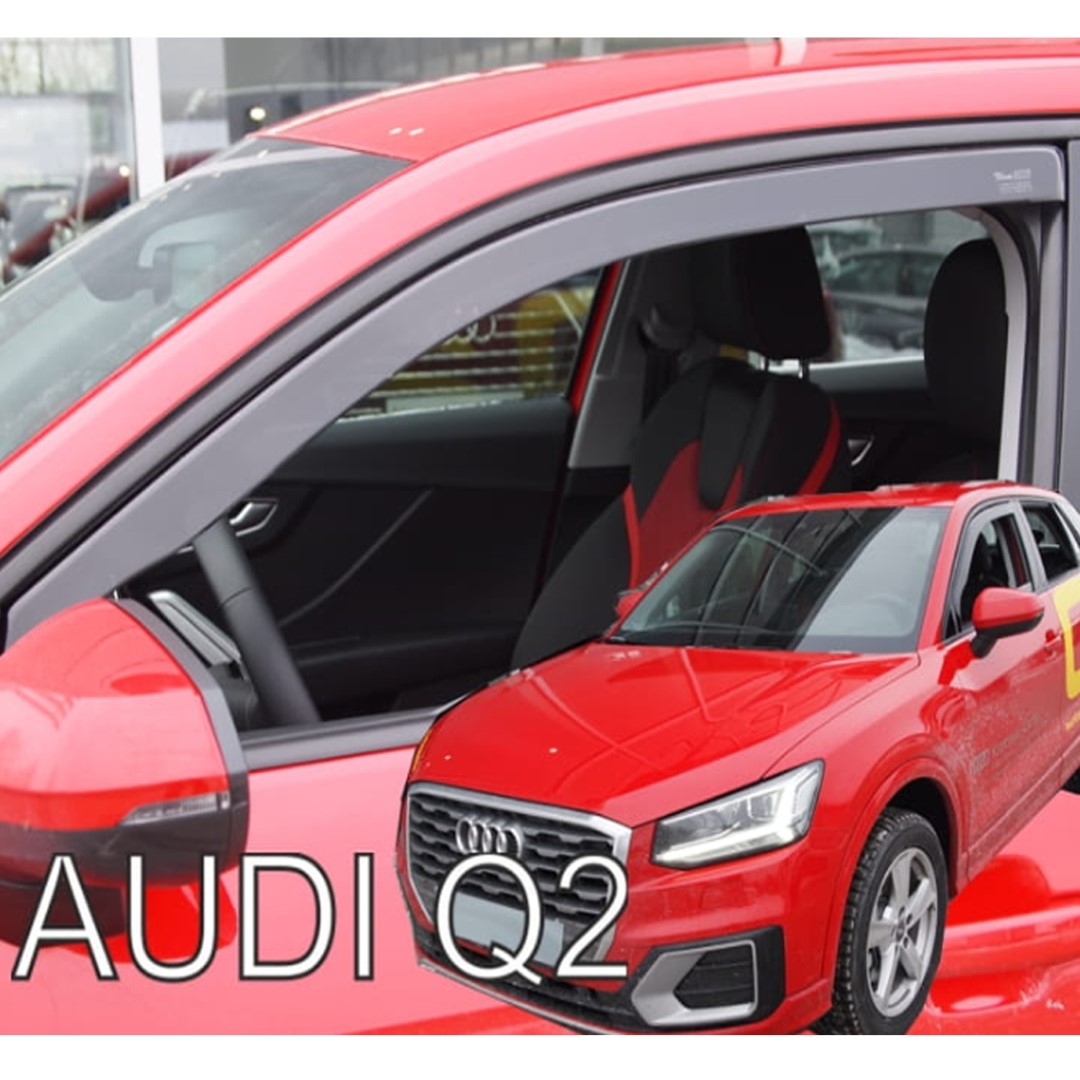 ΑΝΕΜ.10256 AUDI Q2 5D 2016-2021 ΖΕΥΓΑΡΙ ΑΝΕΜΟΘΡΑΥΣΤΕΣ ΑΠΟ ΕΥΚΑΜΠΤΟ ΦΙΜΕ ΠΛΑΣΤΙΚΟ HEKO - 2 ΤΕΜ.