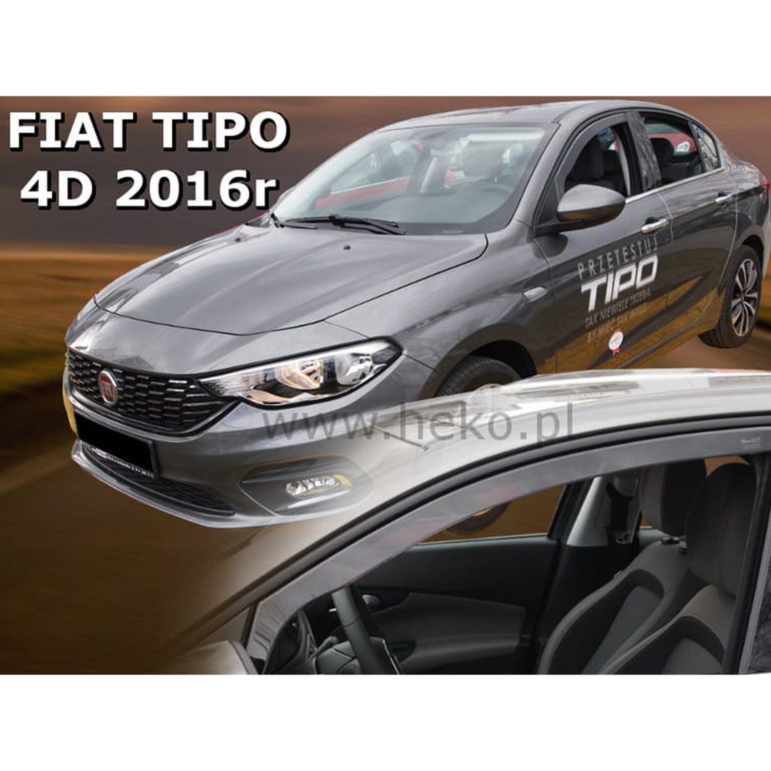 ΑΝΕΜ.15176 FIAT TIPO 4D/5D SEDAN HTB WAGON 2016-2020 ΖΕΥΓΑΡΙ ΑΝΕΜΟΘΡΑΥΣΤΕΣ ΑΠΟ ΕΥΚΑΜΠΤΟ ΦΙΜΕ ΠΛΑΣΤΙΚΟ HEKO - 2 ΤΕΜ.